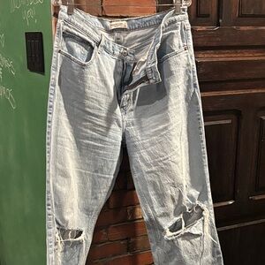 Abercrombie & Fitch Light Blue Relaxed Men's Jeans